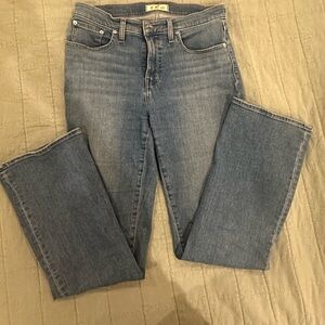 Madewell Kick Out Full length jeans.